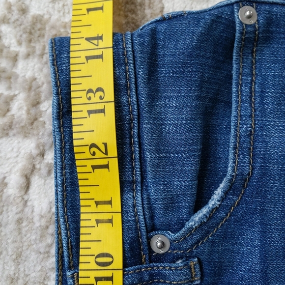 Banana Republic Girlfriend Distressed Jeans 25 / 0 Blue - Picture 14 of 16